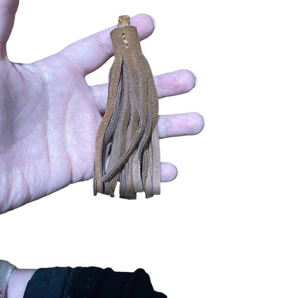 FREE People Brown Faux Leather Francesca Envelope Crossbody w/Removable Strap - Picture 7 of 12